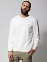 Ανδρική Μπλούζα Μακρυμάνικη DANIEL 206100 Λευκό - Image 4