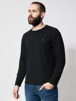 Ανδρική Μπλούζα Μακρυμάνικη DANIEL 206100 Μαύρο