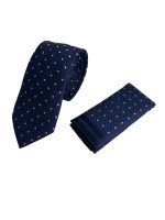 Ανδρική Γραβάτα Με Μαντηλάκι 33-6099 Blue 9