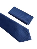 Ανδρική Γραβάτα Με Μαντηλάκι 33-6099 Blue 14 - Image 2