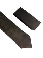 Ανδρική Γραβάτα Με Μαντηλάκι 33-6099 Brown 3 - Image 2